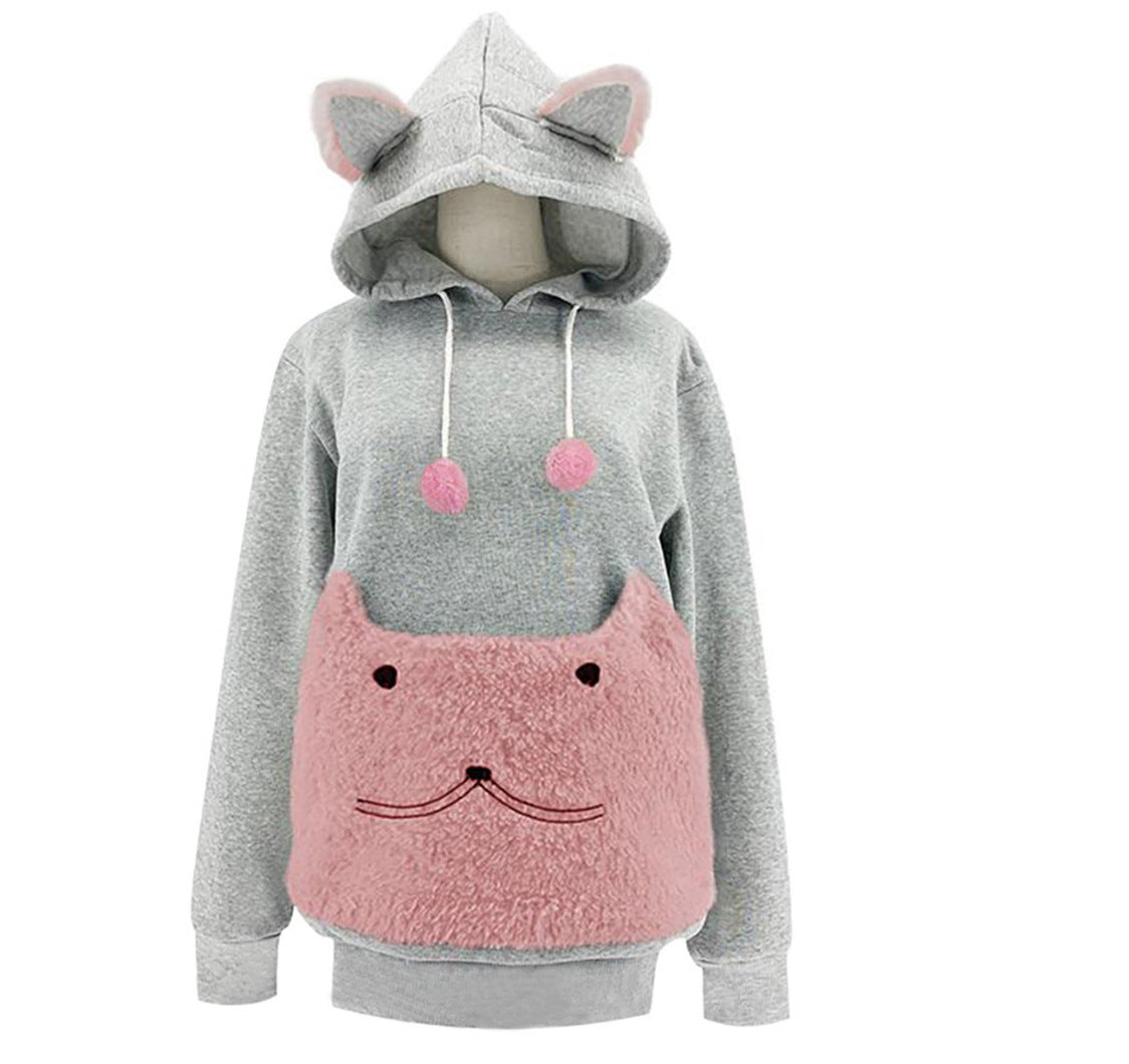 SnugglePaws EMOTIONAL SUPPORT HOODIE™ – Embroidered Loose Fit