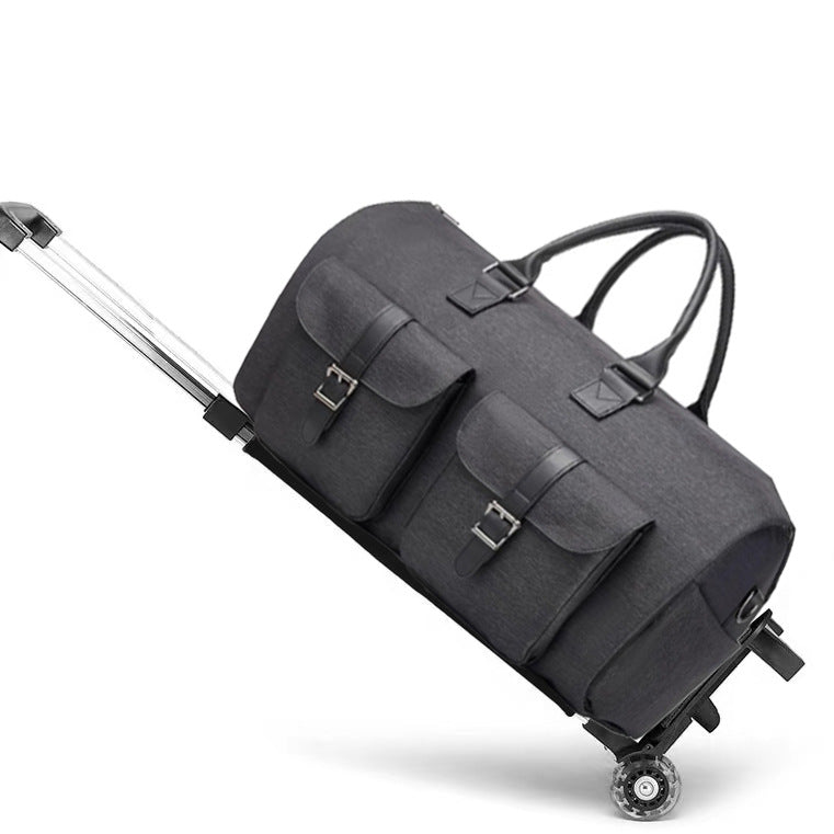 Portable Foldable Travel Bag with Pull Rod