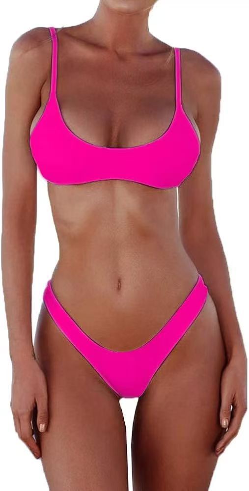 Women's Solid Color Bikini Swimsuit
