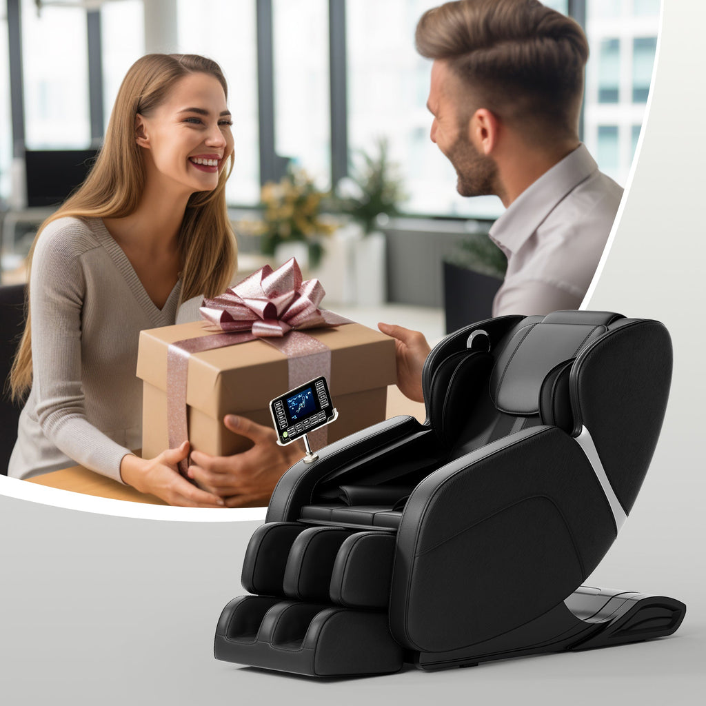 Full Body Deep Tissue Massage Chair – Black