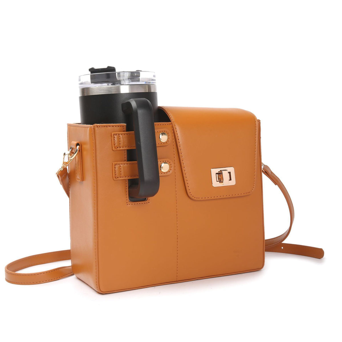Crossbody Bag with Water Bottle Holder