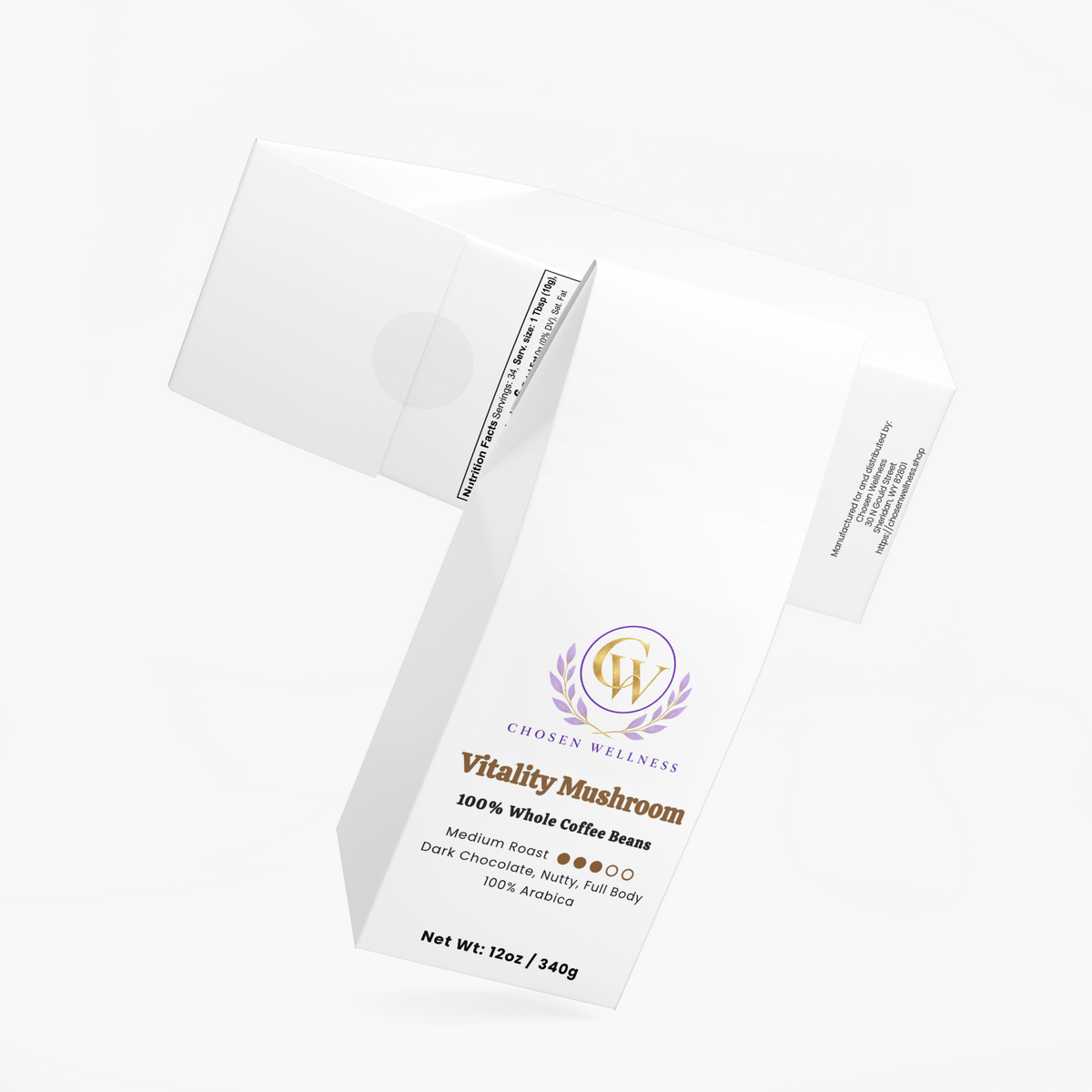 Vitality Mushroom Coffee (Medium Roast)
