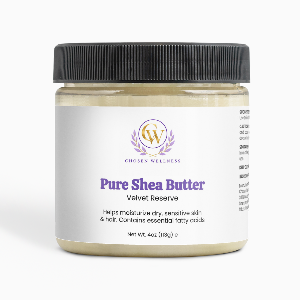 Velvet Reserve- Pure Shea Butter for dry skin and hair
