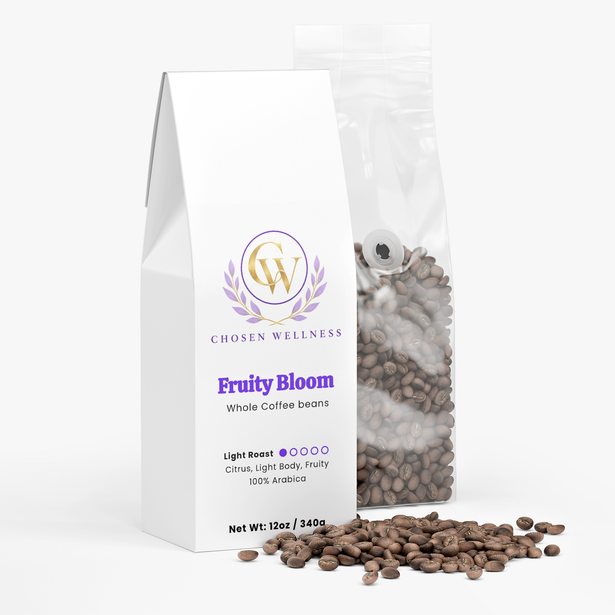 Fruity Bloom- Light Roast Coffee- 100% Arabica