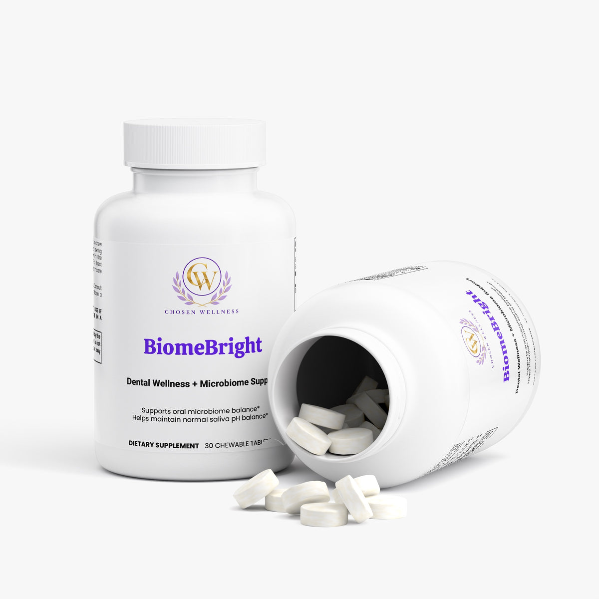 BiomeBright: Dental Wellness + Microbiome Support Chewables