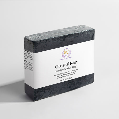 Charcoal Noir- Handcrafted Essential OIl Cleasning Bar Soap