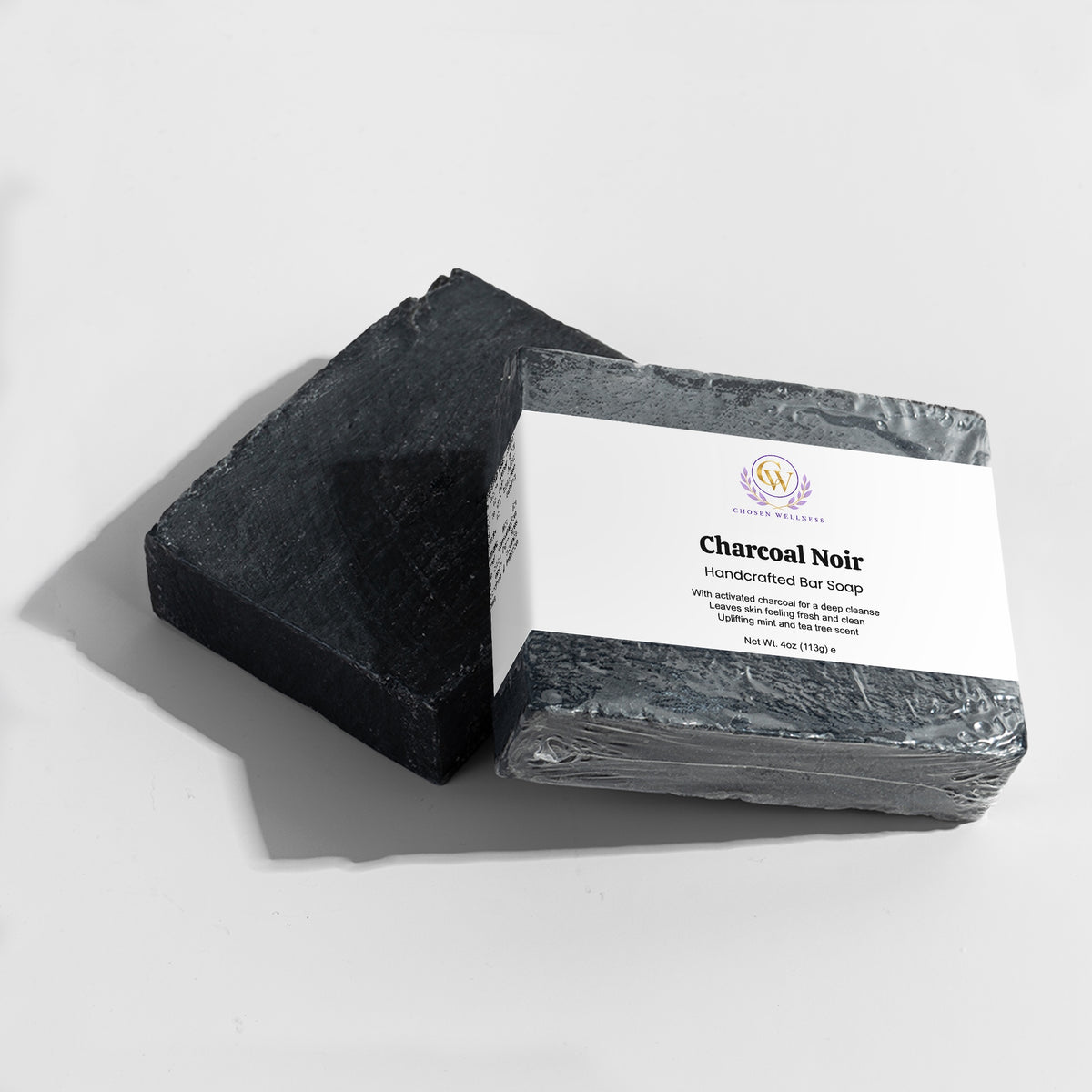 Charcoal Noir- Handcrafted Essential OIl Cleasning Bar Soap