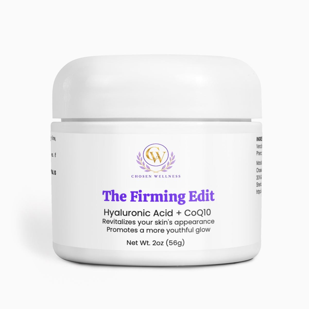 The Firming Edit: Skin Firming Cream with Hyaluronic Acid + CoQ10