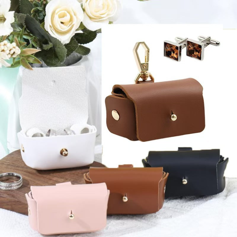 Leather Ring Storage Bag