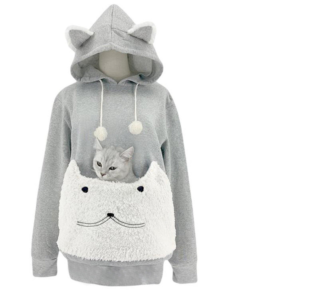 SnugglePaws EMOTIONAL SUPPORT HOODIE™ – Embroidered Loose Fit