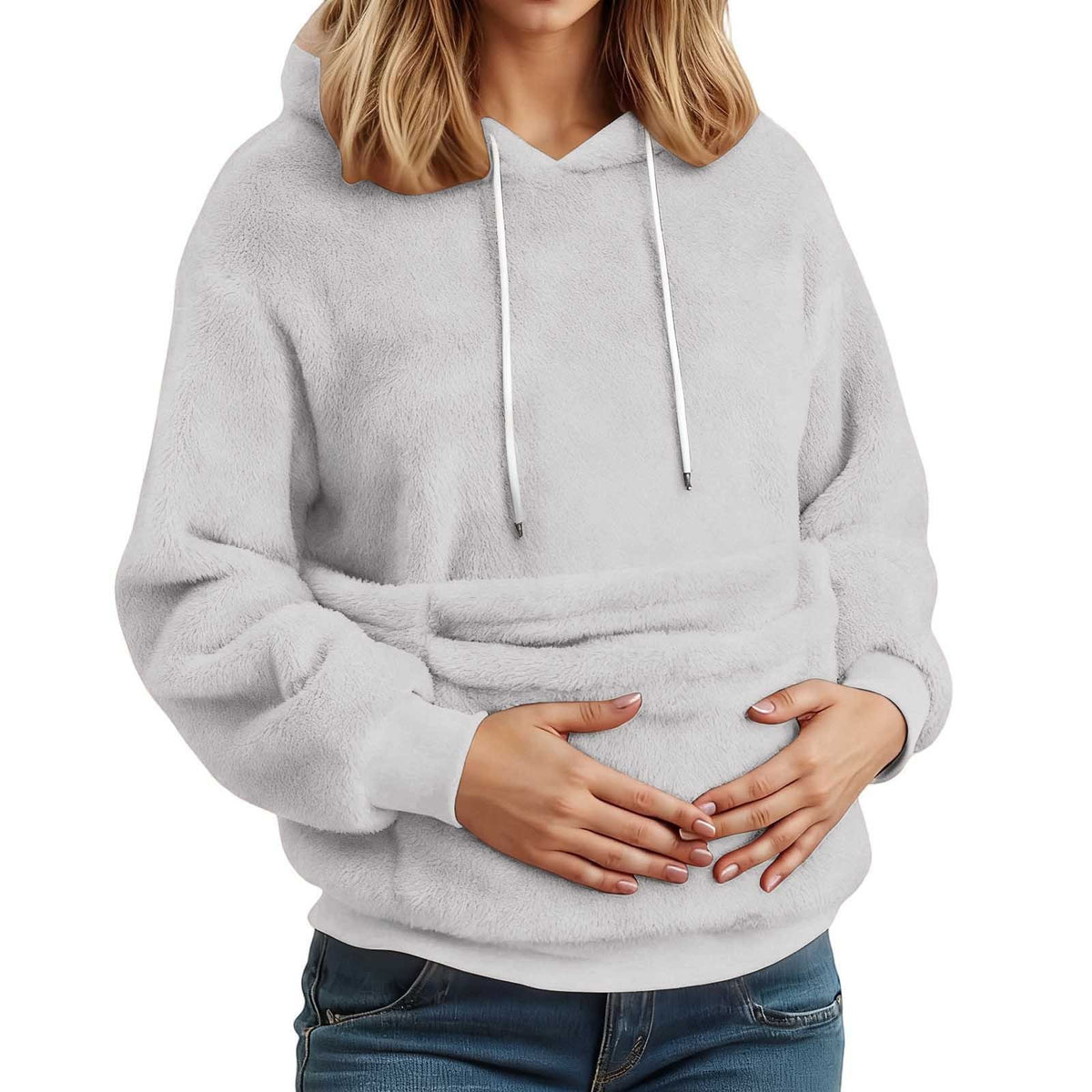 SnugglePaws EMOTIONAL SUPPORT HOODIE™ – Double-Sided Fleece with Pet Pocket