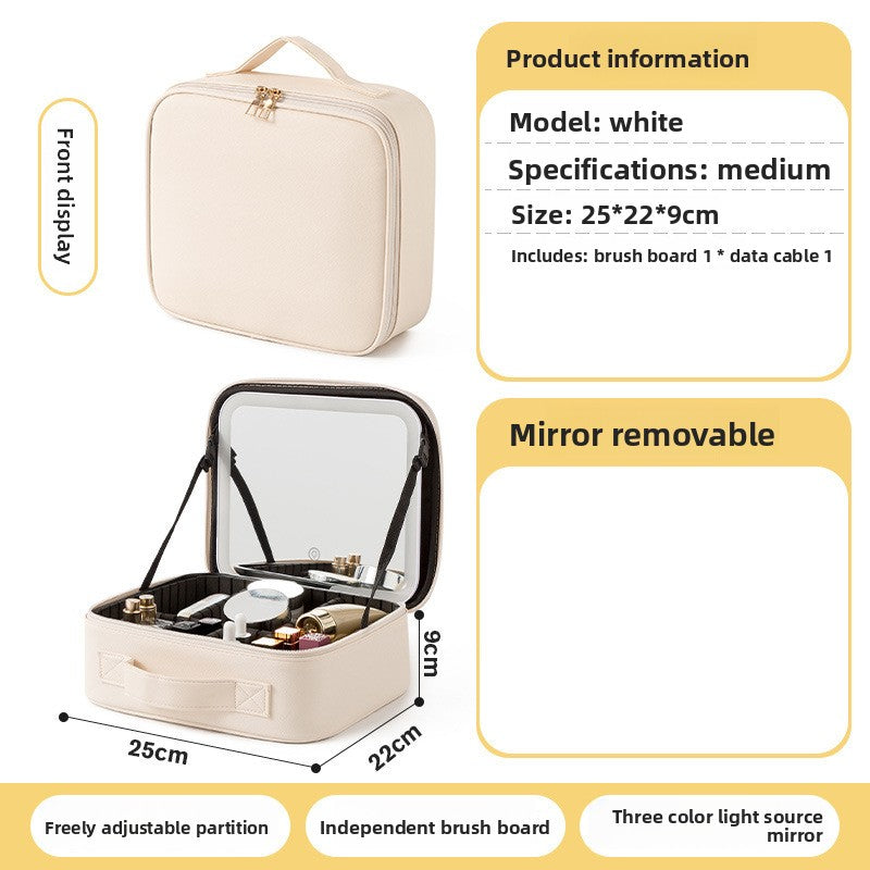 GLOW ANYWHERE™  LED Travel Vanity Makeup Tote