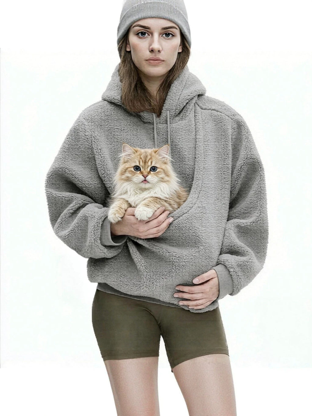 SnugglePaws EMOTIONAL SUPPORT HOODIE™ – Lamb Wool Pullover