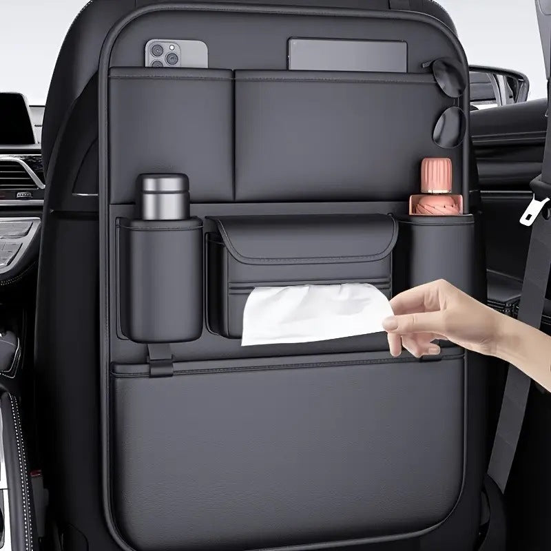 Midnight Leather Roadtrip-Car Storage Bag