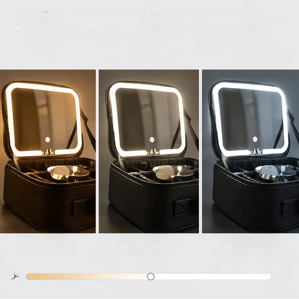 GLOW ANYWHERE™  LED Travel Vanity Makeup Tote