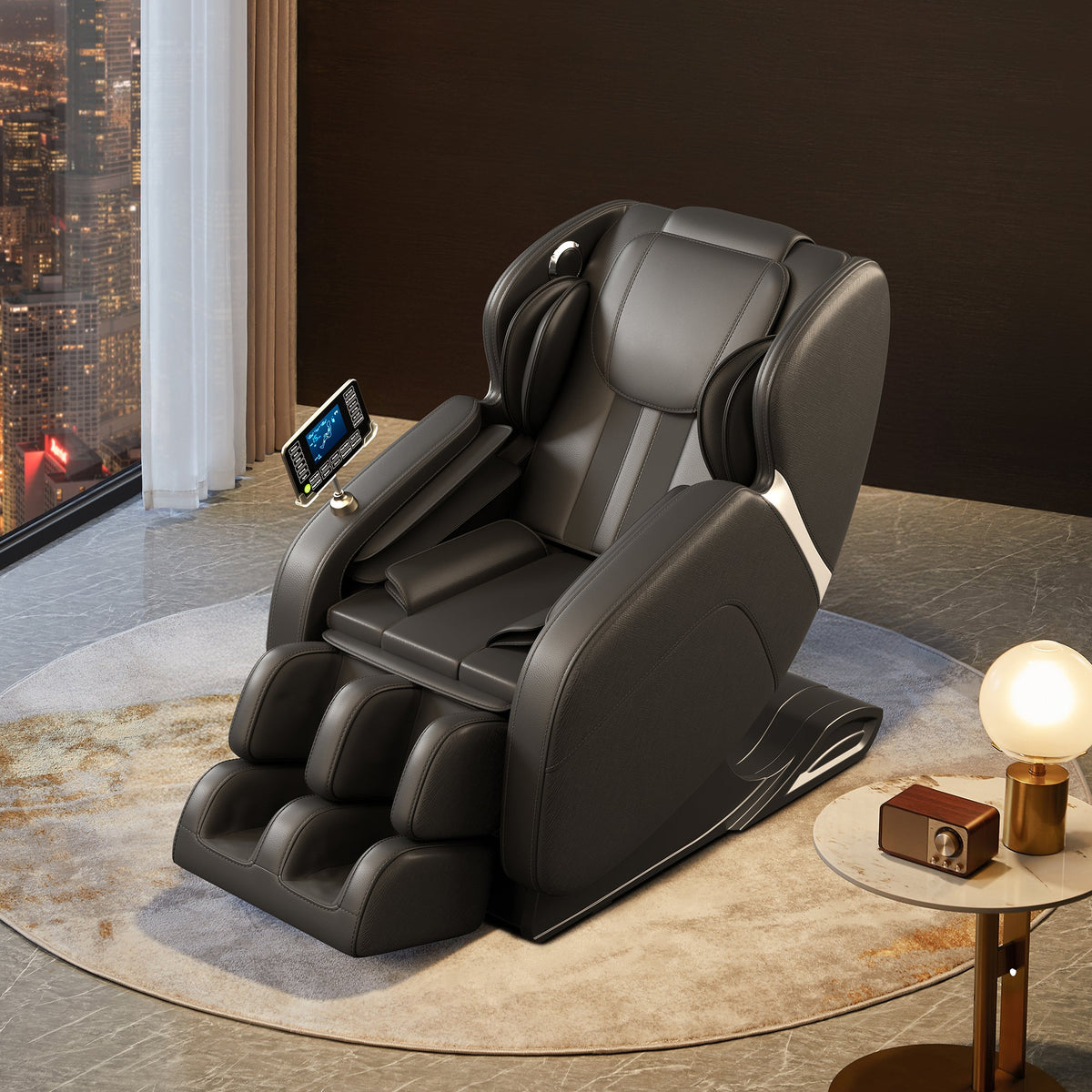 Full Body Deep Tissue Massage Chair – Black