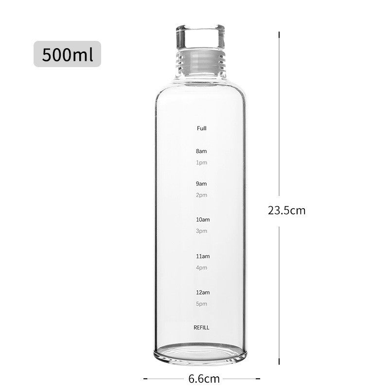 Glass Bottle Water Cup