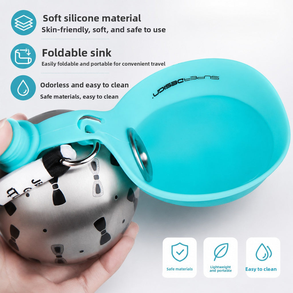 Pet Stainless Steel Water Bottle