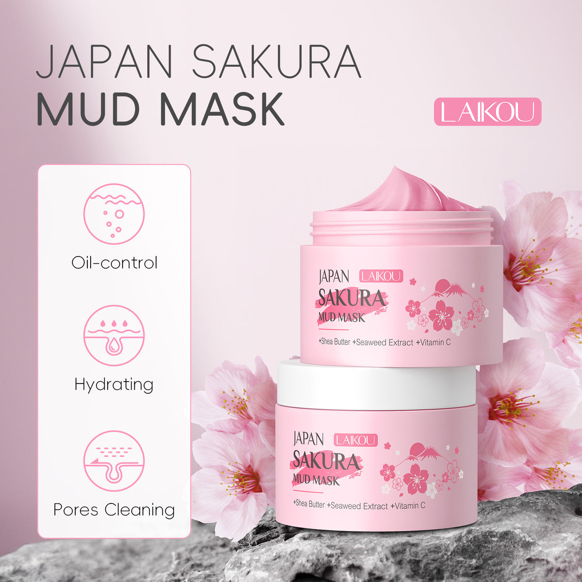 Nourishing Cleansing & Brightening Mud Mask For Oily Skin