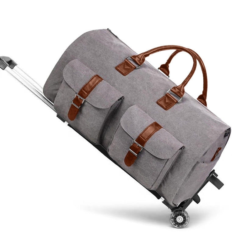 Portable Foldable Travel Bag with Pull Rod