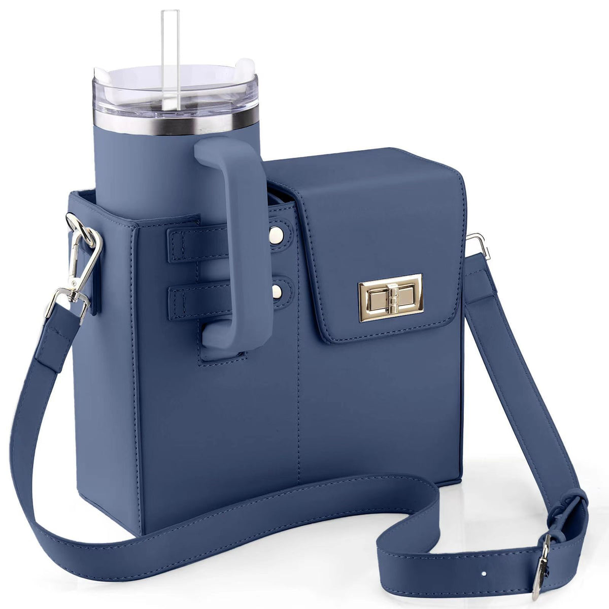 Crossbody Bag with Water Bottle Holder