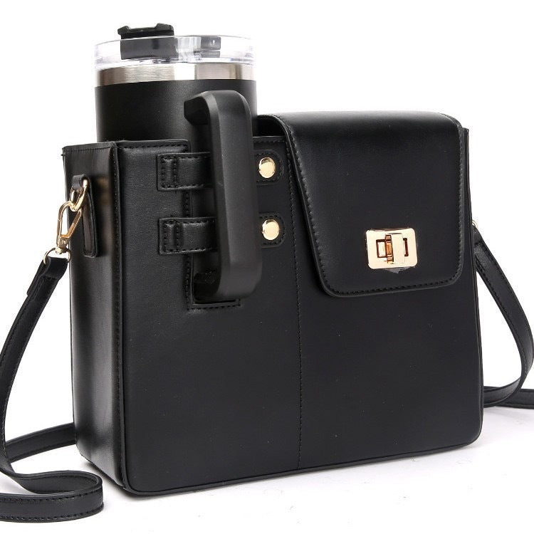 Crossbody Bag with Water Bottle Holder
