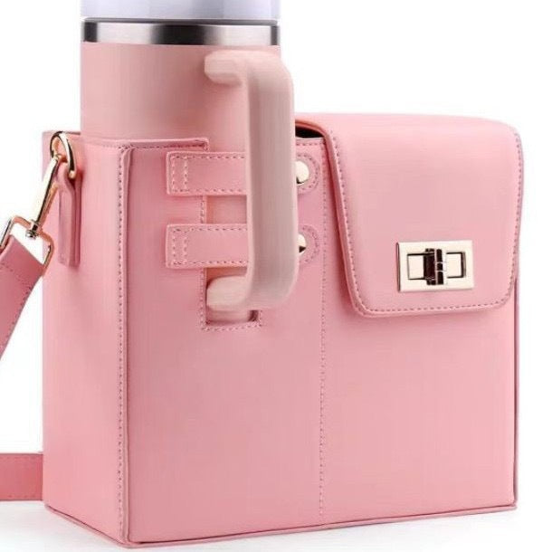 Crossbody Bag with Water Bottle Holder