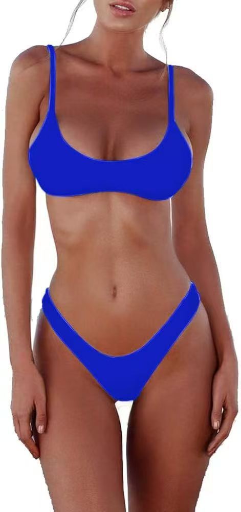 Women's Solid Color Bikini Swimsuit