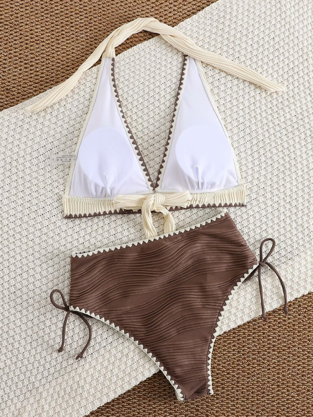 Women's Color Block Bikini Swimsuit