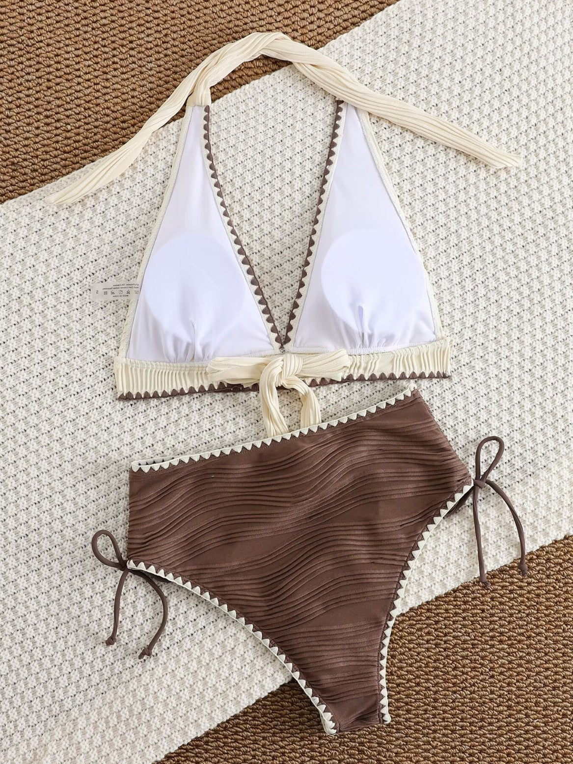 Women's Color Block Bikini Swimsuit