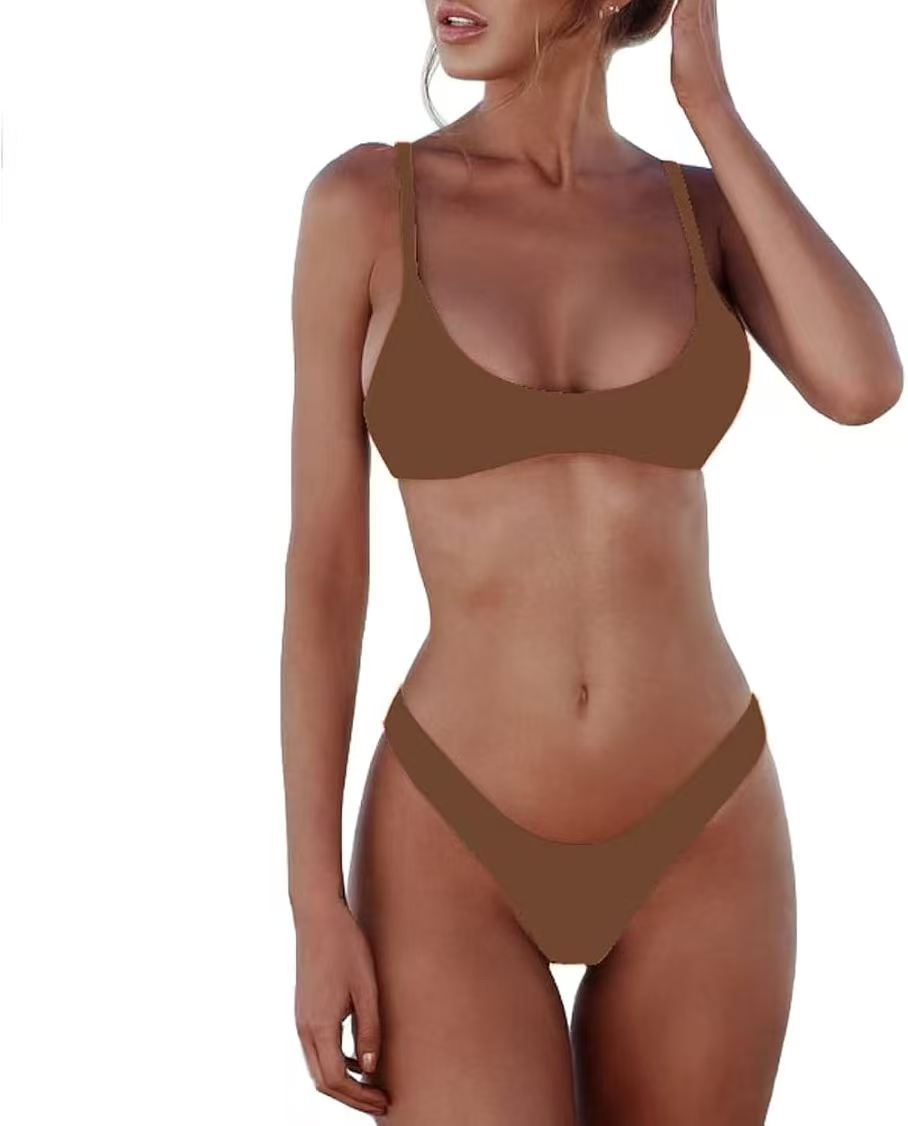 Women's Solid Color Bikini Swimsuit