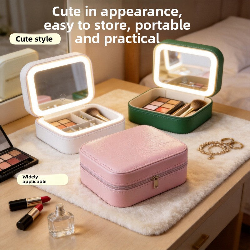 GLOW ANYWHERE MINI-PRO™ Makeup Vanity Travel Tote