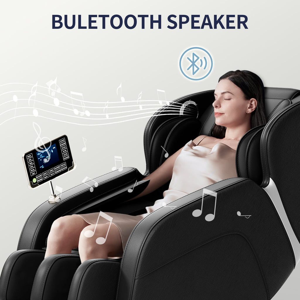 Full Body Deep Tissue Massage Chair – Black