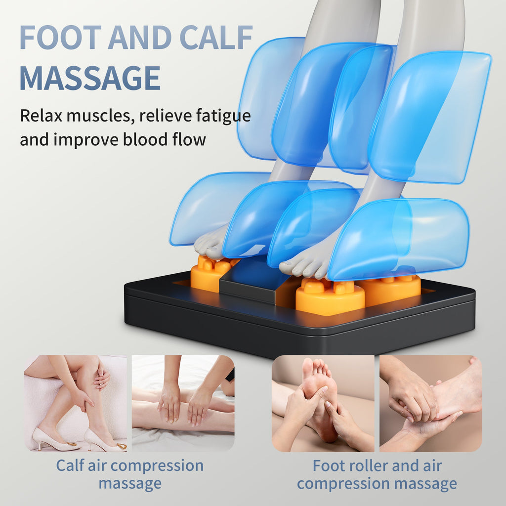Full Body Deep Tissue Massage Chair – Black