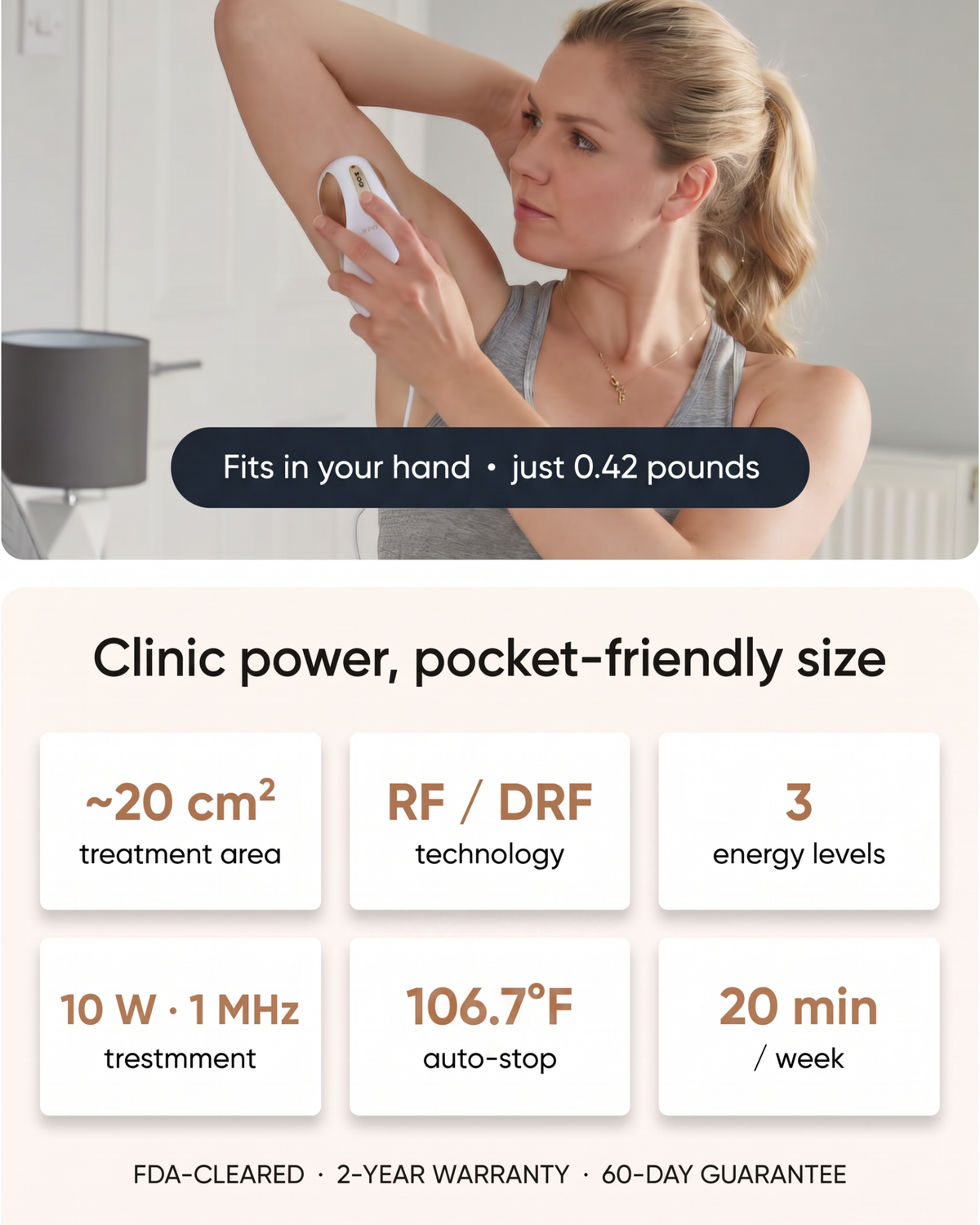 Sensifirm™ Skin Smoothing & Firming Device