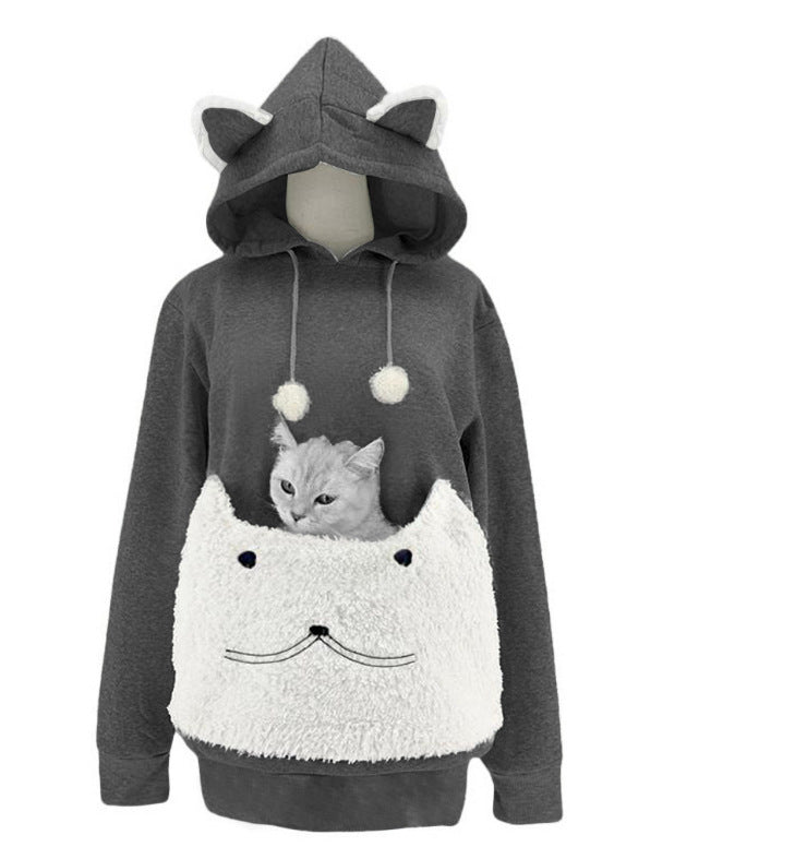 SnugglePaws EMOTIONAL SUPPORT HOODIE™ – Embroidered Loose Fit