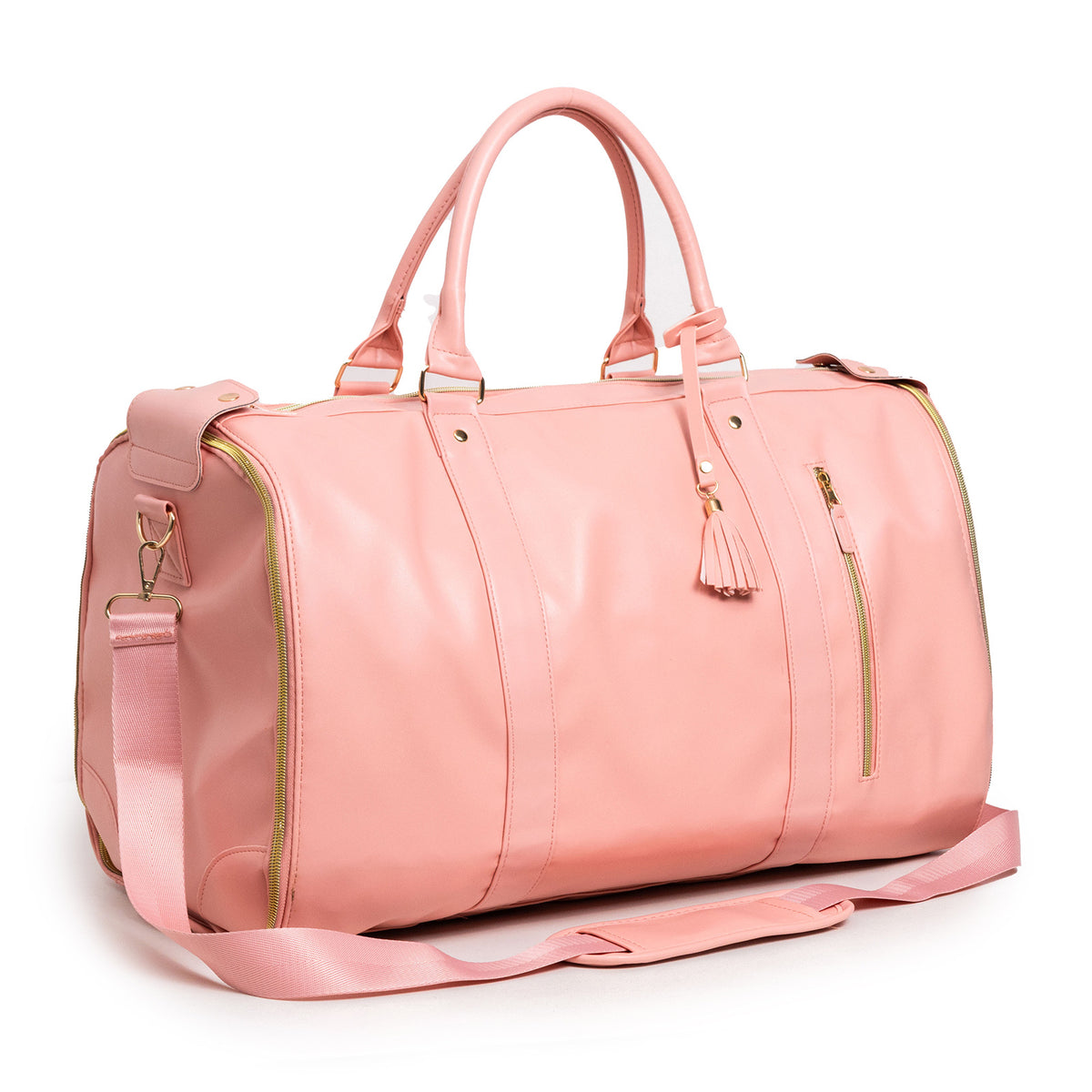Quilted Pull Rod Travel Bag
