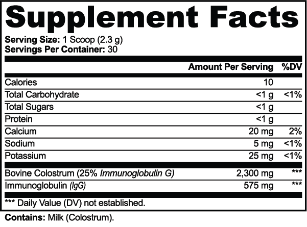 Colostrum Reserve