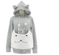 SnugglePaws EMOTIONAL SUPPORT HOODIE™ – Embroidered Loose Fit