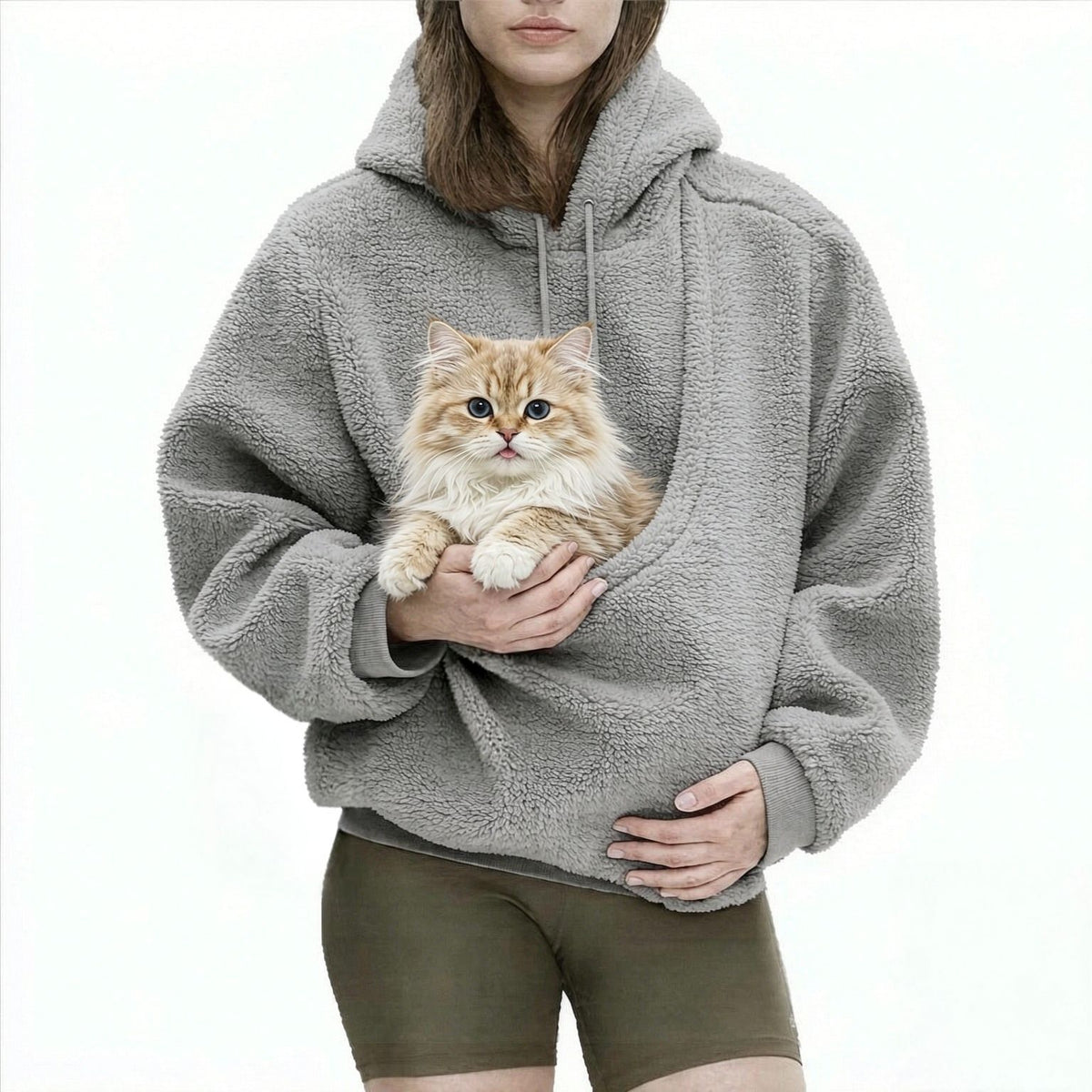 SnugglePaws EMOTIONAL SUPPORT HOODIE™ – Lamb Wool Pullover