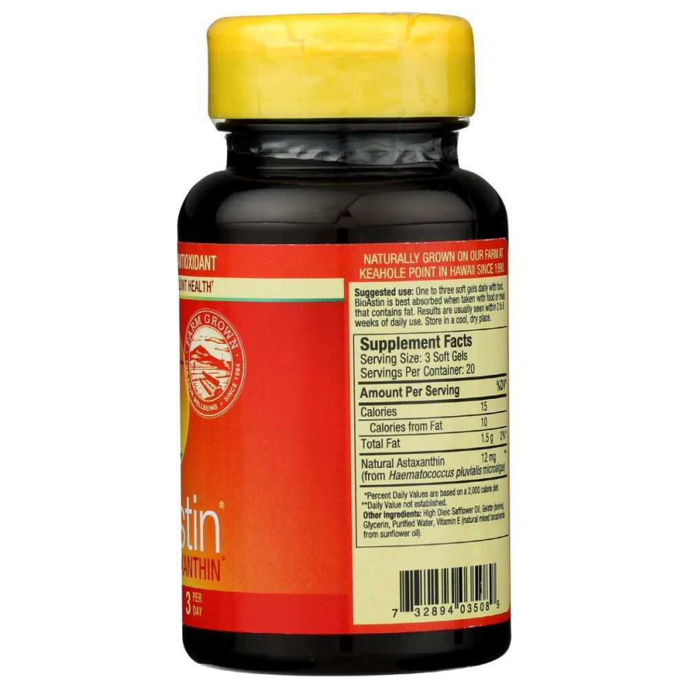 Nutrex BioAstin Hawaiian Astaxanthin 4mg – 60 Softgels