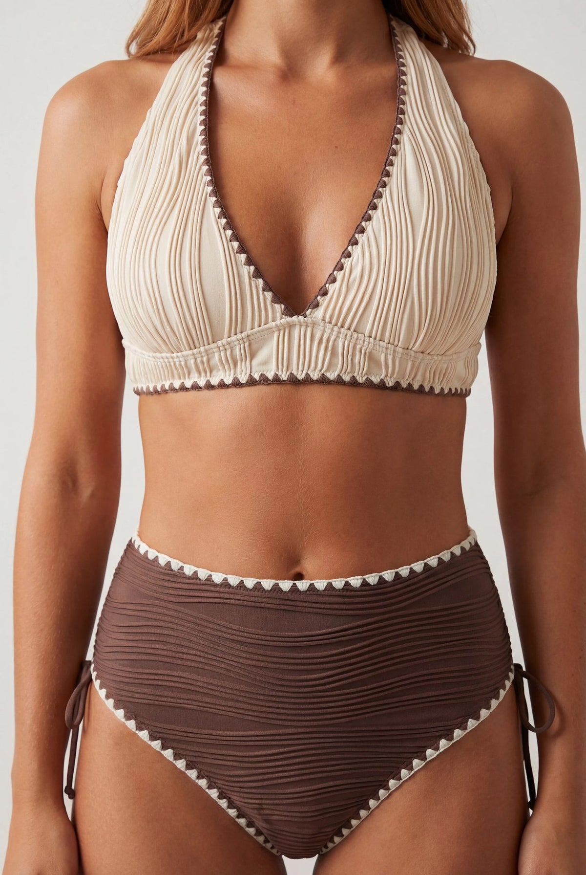 Women's Color Block Bikini Swimsuit