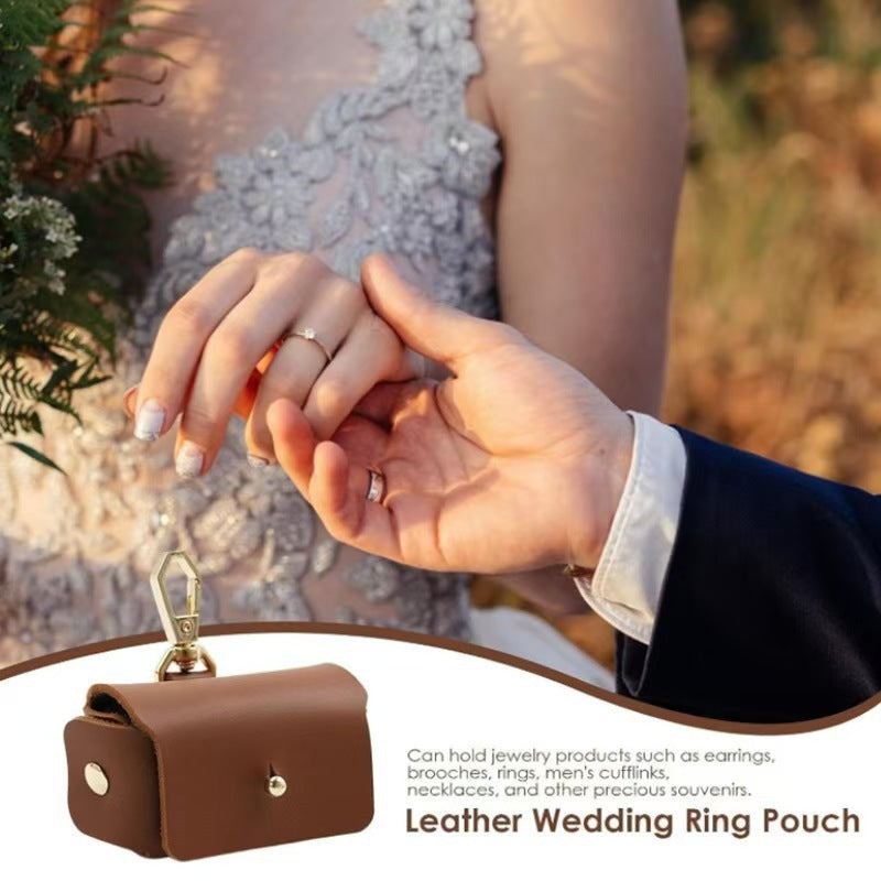 Leather Ring Storage Bag