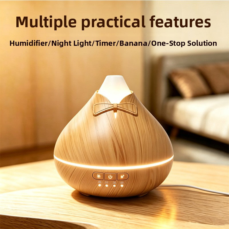 Wood Grain Aroma Humidifier