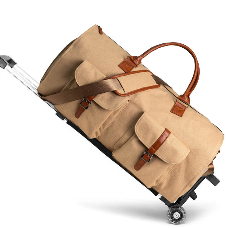 Portable Foldable Travel Bag with Pull Rod