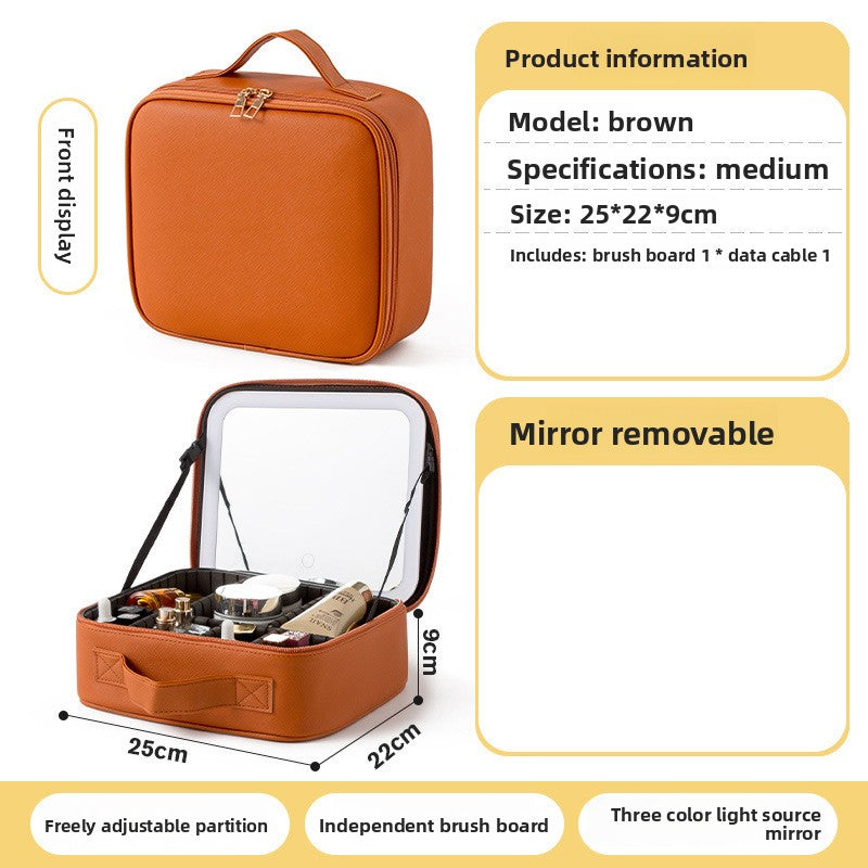 GLOW ANYWHERE™  LED Travel Vanity Makeup Tote