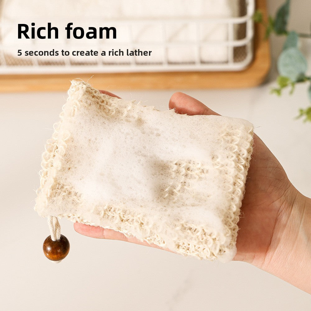Hanging Cotton Linen Soap Bag