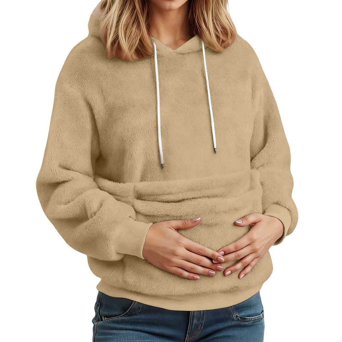 SnugglePaws EMOTIONAL SUPPORT HOODIE™ – Double-Sided Fleece with Pet Pocket