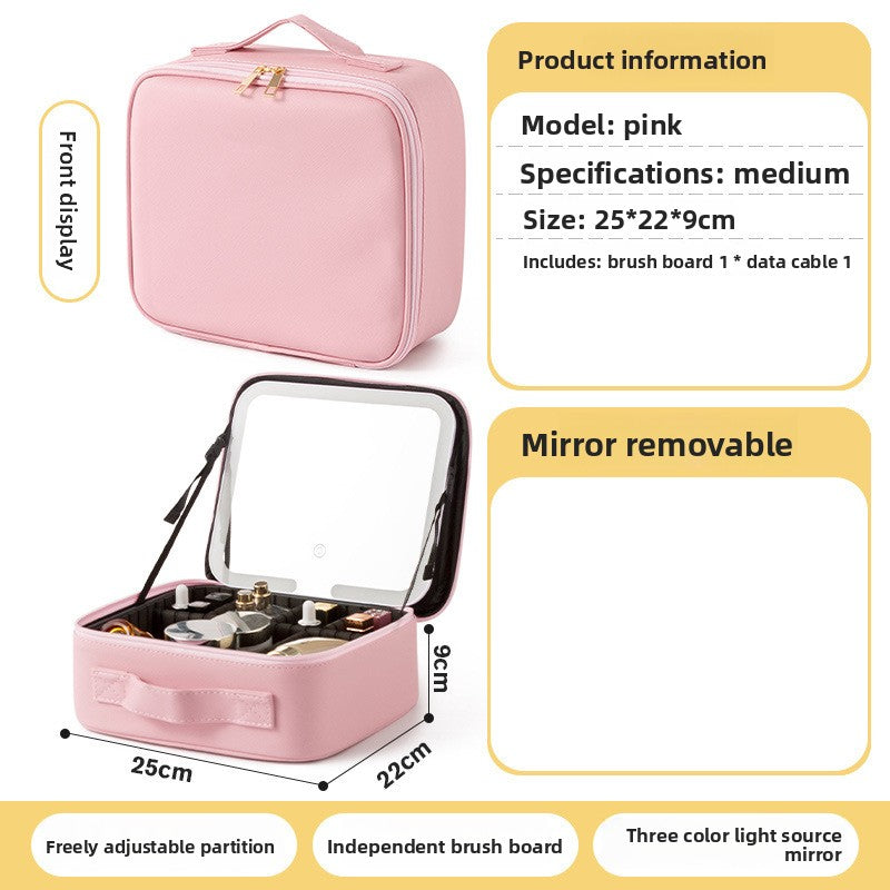 GLOW ANYWHERE™  LED Travel Vanity Makeup Tote