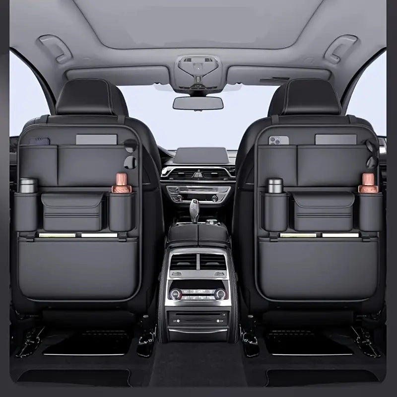 Midnight Leather Roadtrip-Car Storage Bag